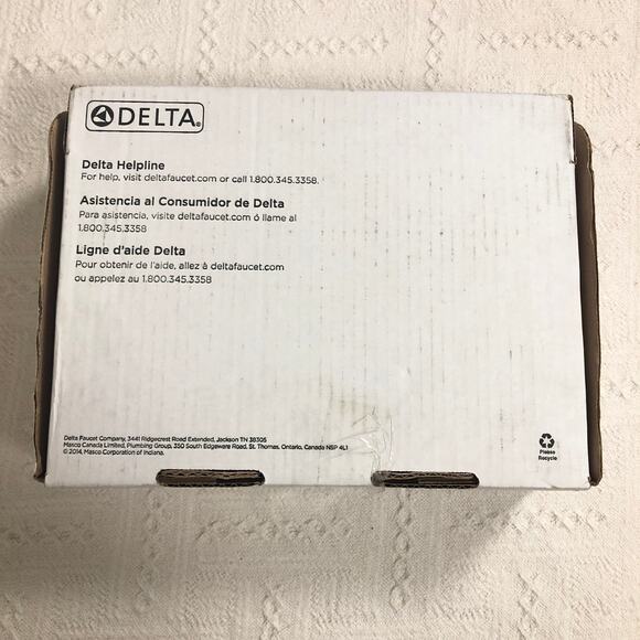 Delta Kayra Roman Tub Faucet Trim Matte Black T2733-BL New Open Box - Picture 7 of 11